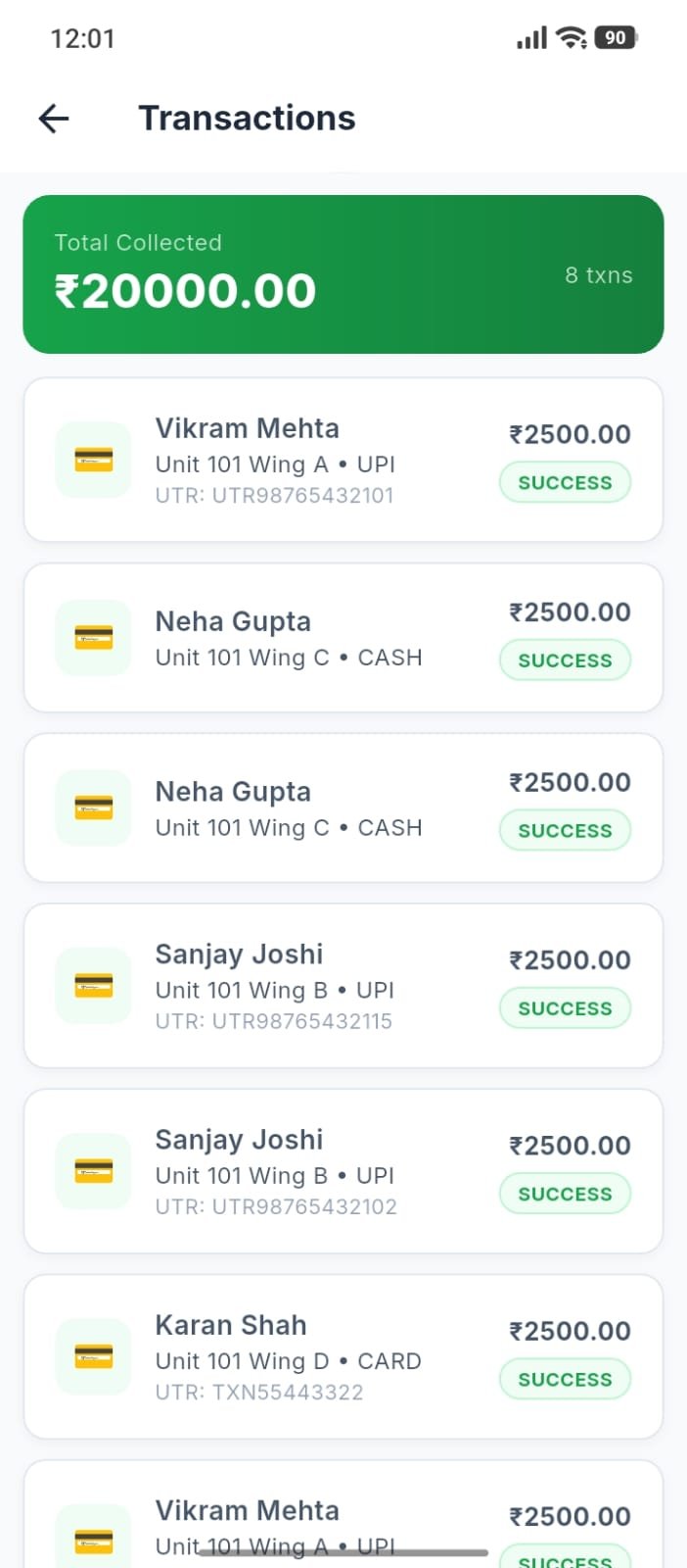 Bloco Transactions